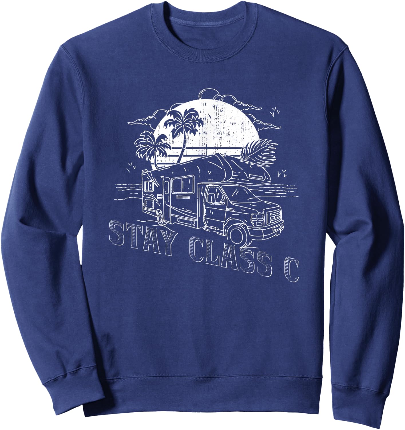 Stay Class C Camper Sweatshirt - Sweatshirt | Navy