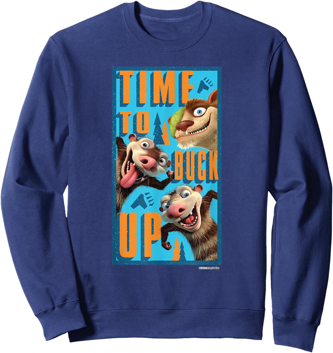 The Ice Age Adventures of Buck Wild Time to Buck Up Sweatshirt - Sweatshirt | Navy