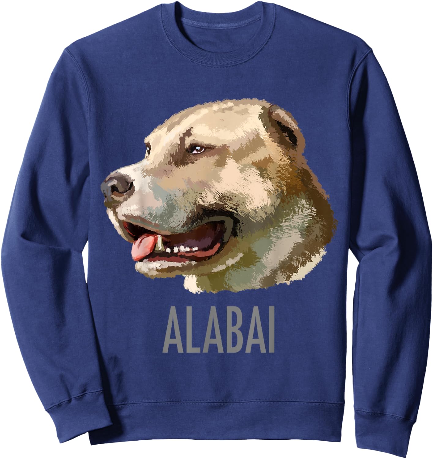 Alabai Dog shirt Sweatshirt - Sweatshirt | Navy