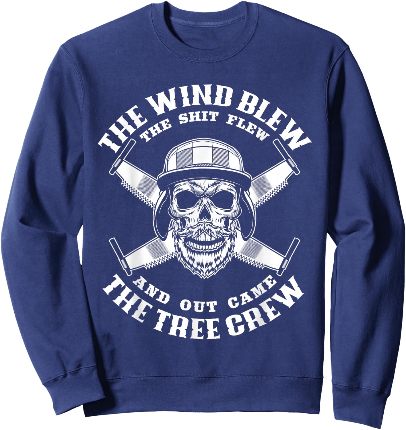 Funny Lumberjack Tree Climber Arborist Sweatshirt - Sweatshirt | Navy