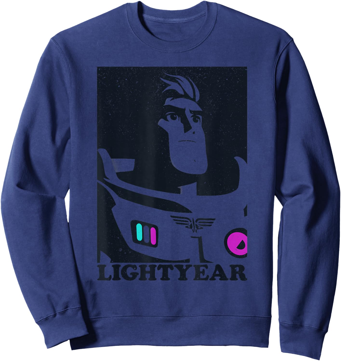 Disney Pixar Lightyear Buzz Lightyear Heroic Portrait Sweatshirt - Sweatshirt | Navy