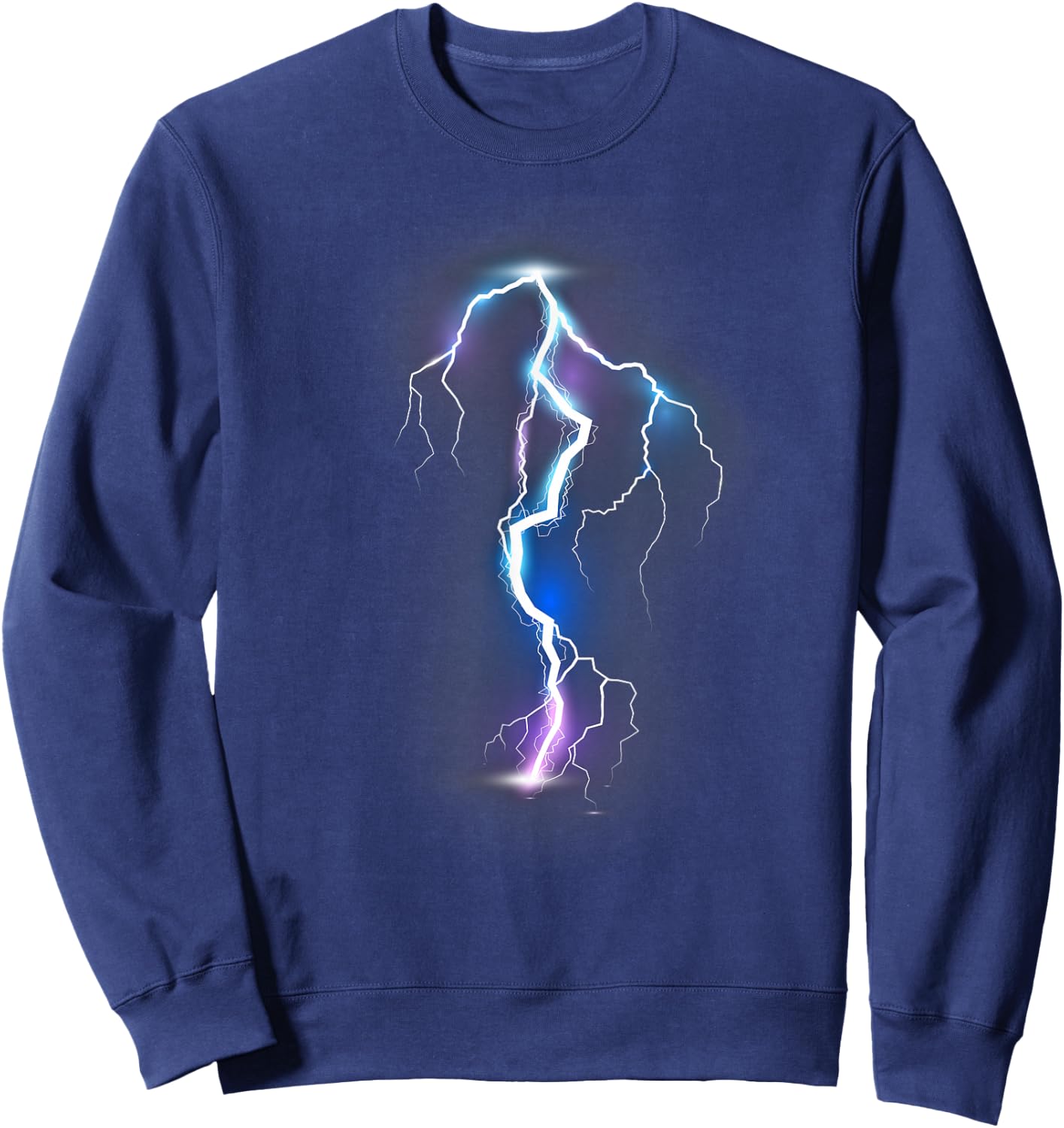 Lightning Lightning Strike Thunderstorm Power Storm Sweatshirt - Sweatshirt | Navy