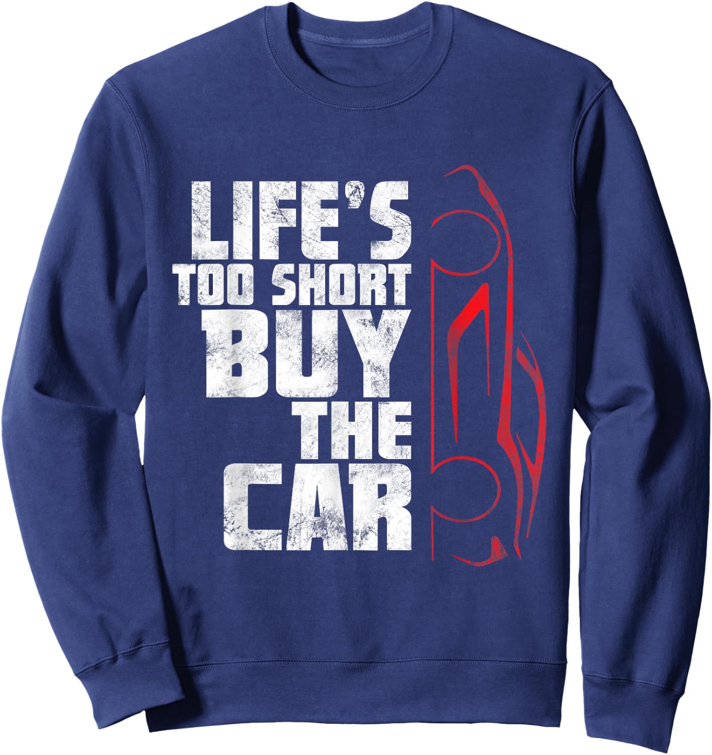 Car Lover enthusiast Shirt Gift Car Guys Salesman Sweatshirt - Sweatshirt | Navy