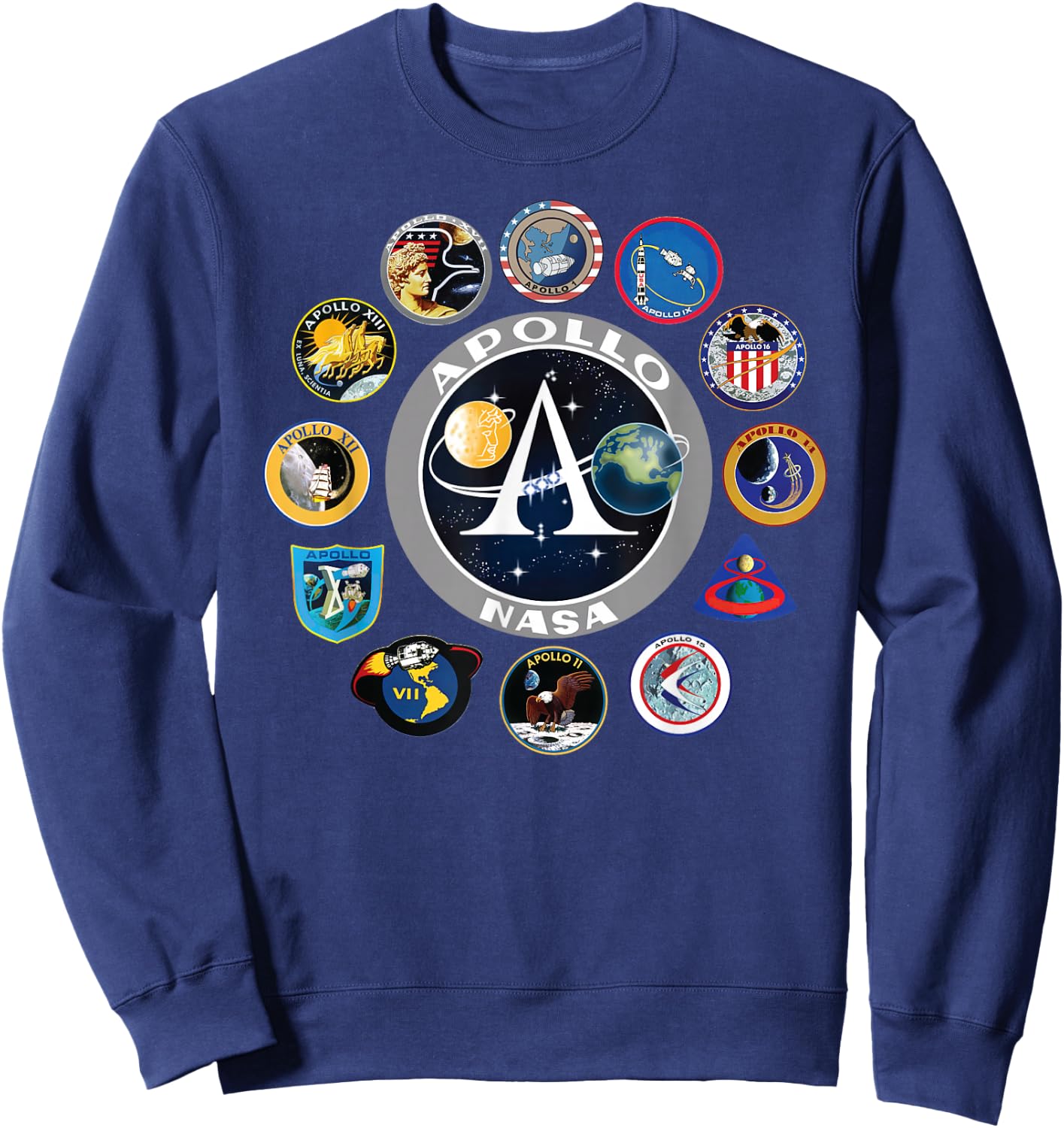 NASA Apollo Missions Sweatshirt - Sweatshirt | Navy