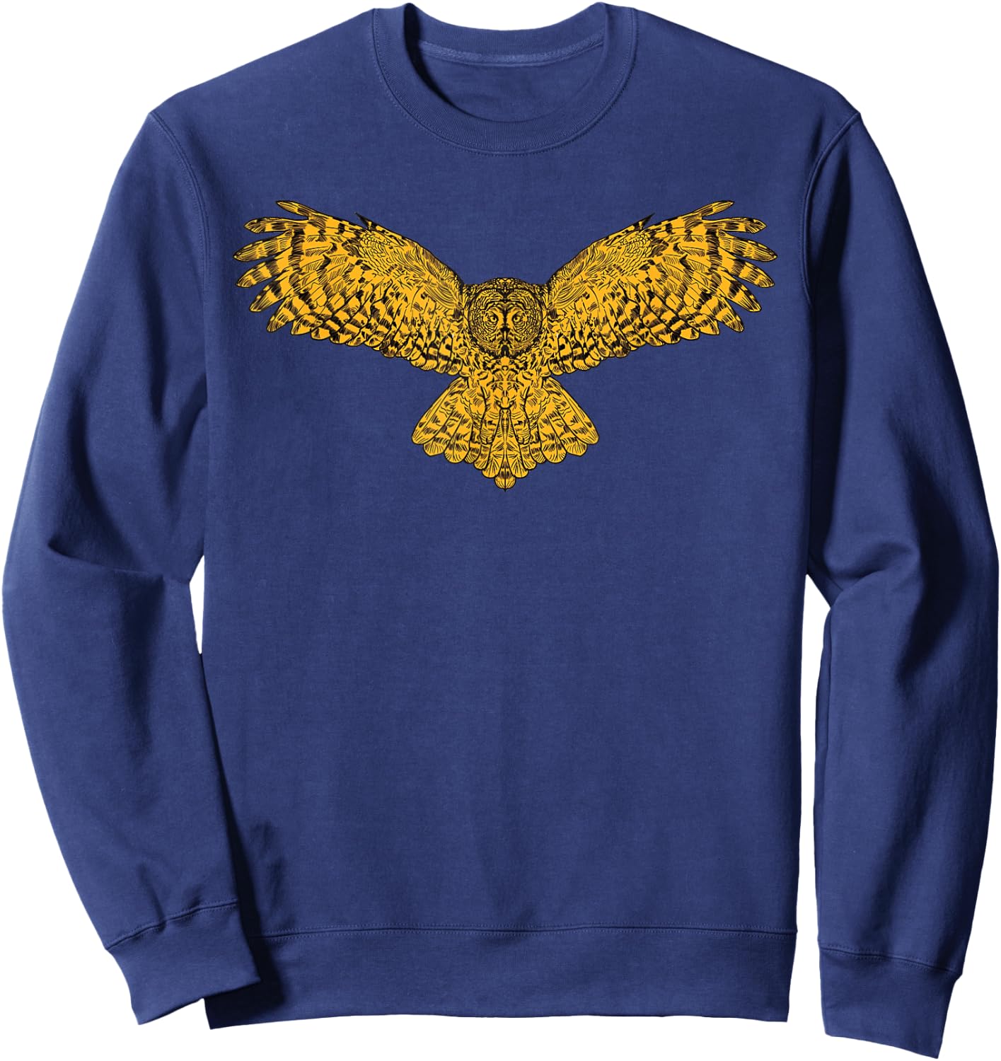 Cute Night Owl Bird Lover Gift Men Women Kids Mom Dad Teens Sweatshirt - Sweatshirt | Navy