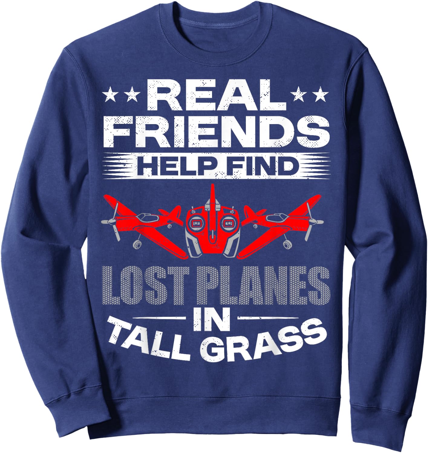 RC Plane Lost Planes Remote Control Airplanes Pilot Sweatshirt - Sweatshirt | Navy