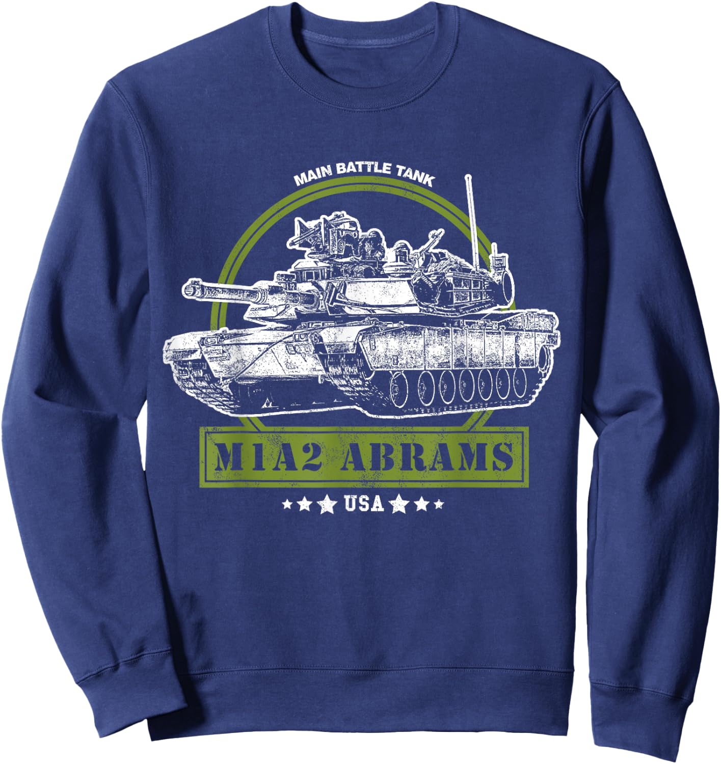 M1A2 Abrams Tank Sweatshirt - Sweatshirt | Navy