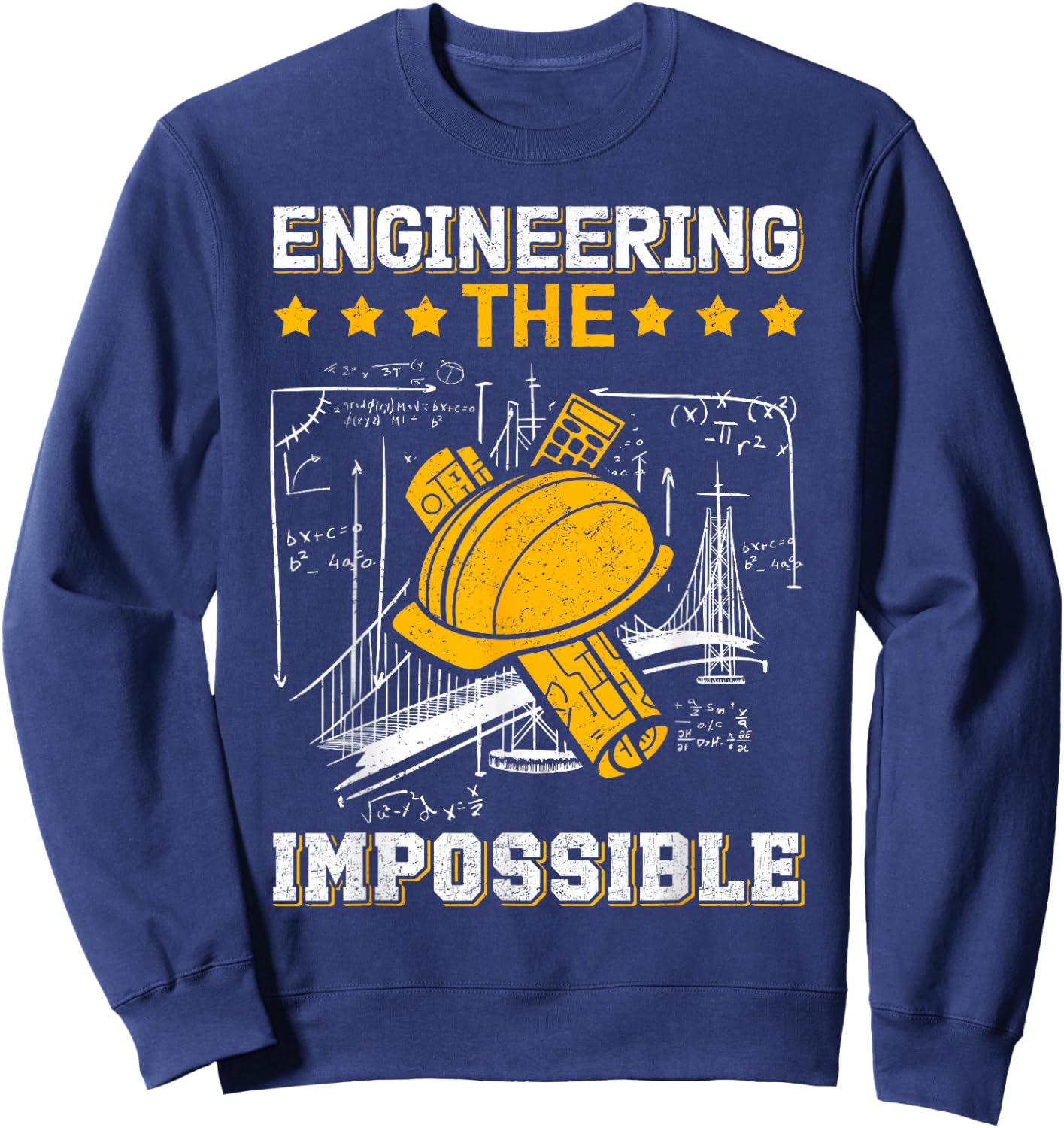 Civil Engineer Design Men Student Woman Mechanical Sweatshirt - Sweatshirt | Navy