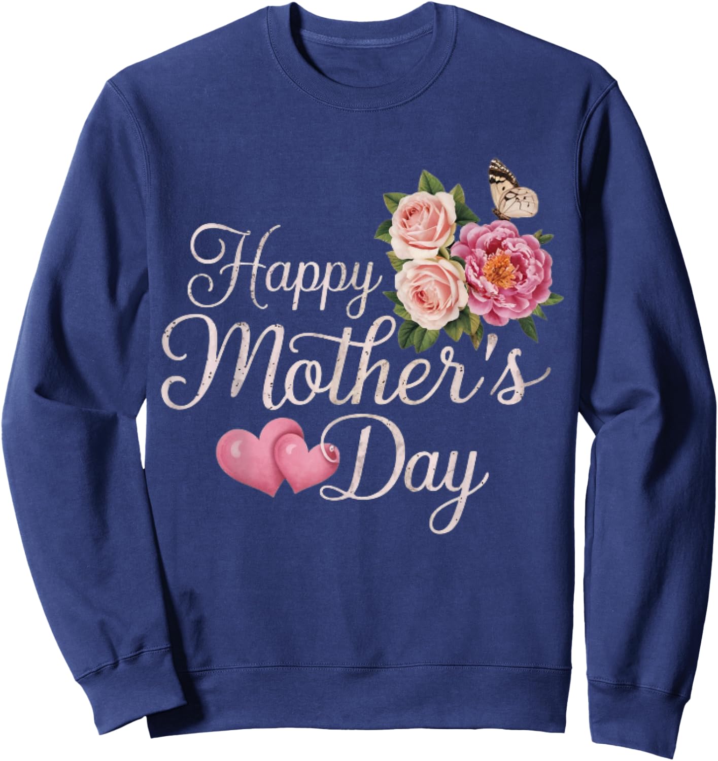 Happy Mothers Day Shirts , Mom Grandma Gift Sweatshirt - Sweatshirt | Navy