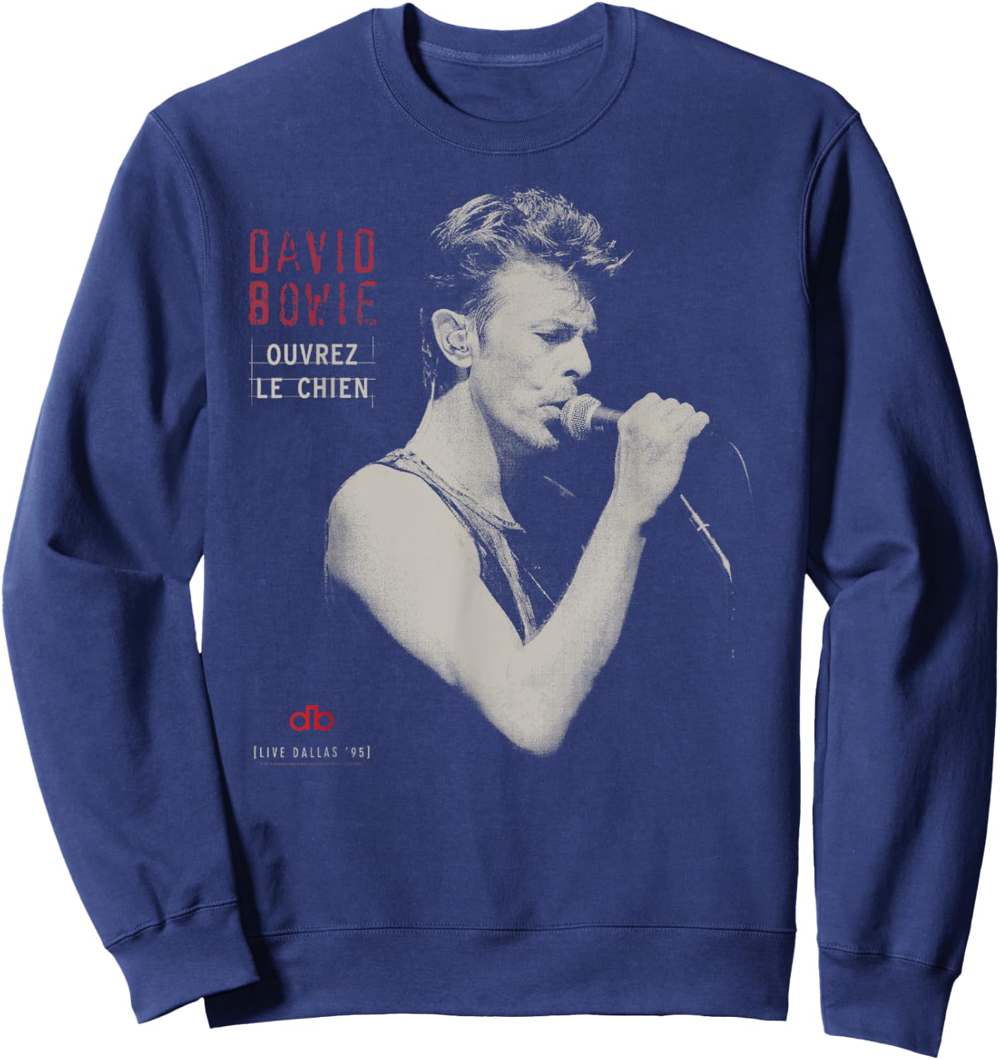 David Bowie - Louvrez Le Chien Sweatshirt - Sweatshirt | Navy