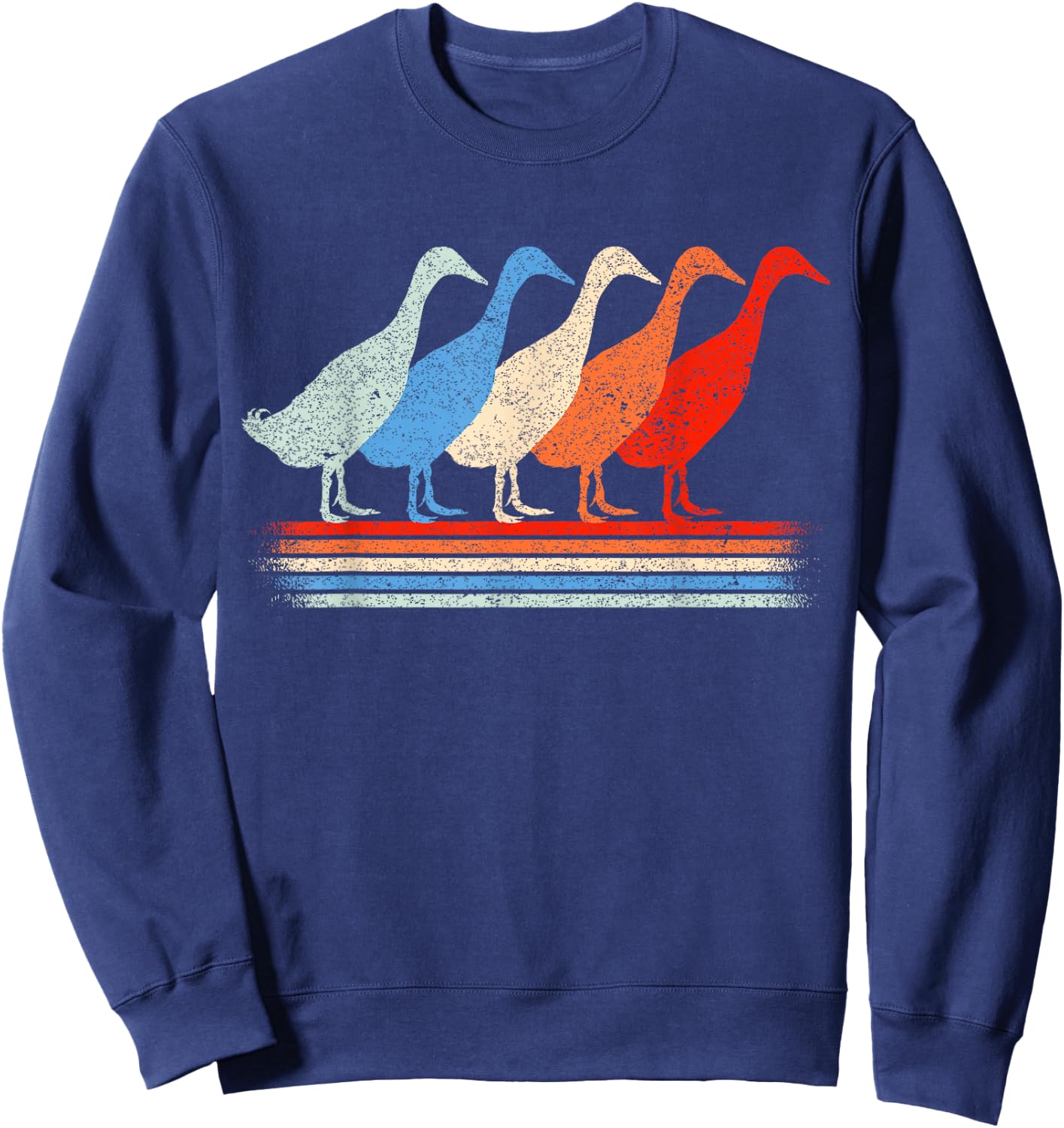 Runner duck lovers runner ducks Sweatshirt - Sweatshirt | Navy