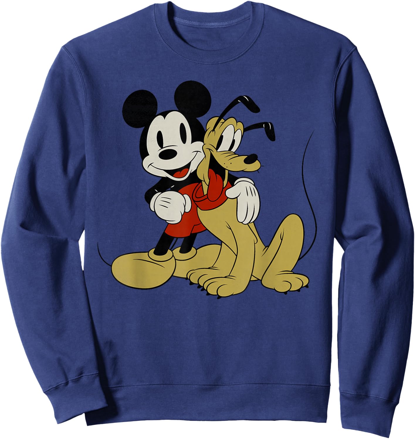 Disney - Mickey and Pluto Best Buds Sweatshirt - Sweatshirt | Navy