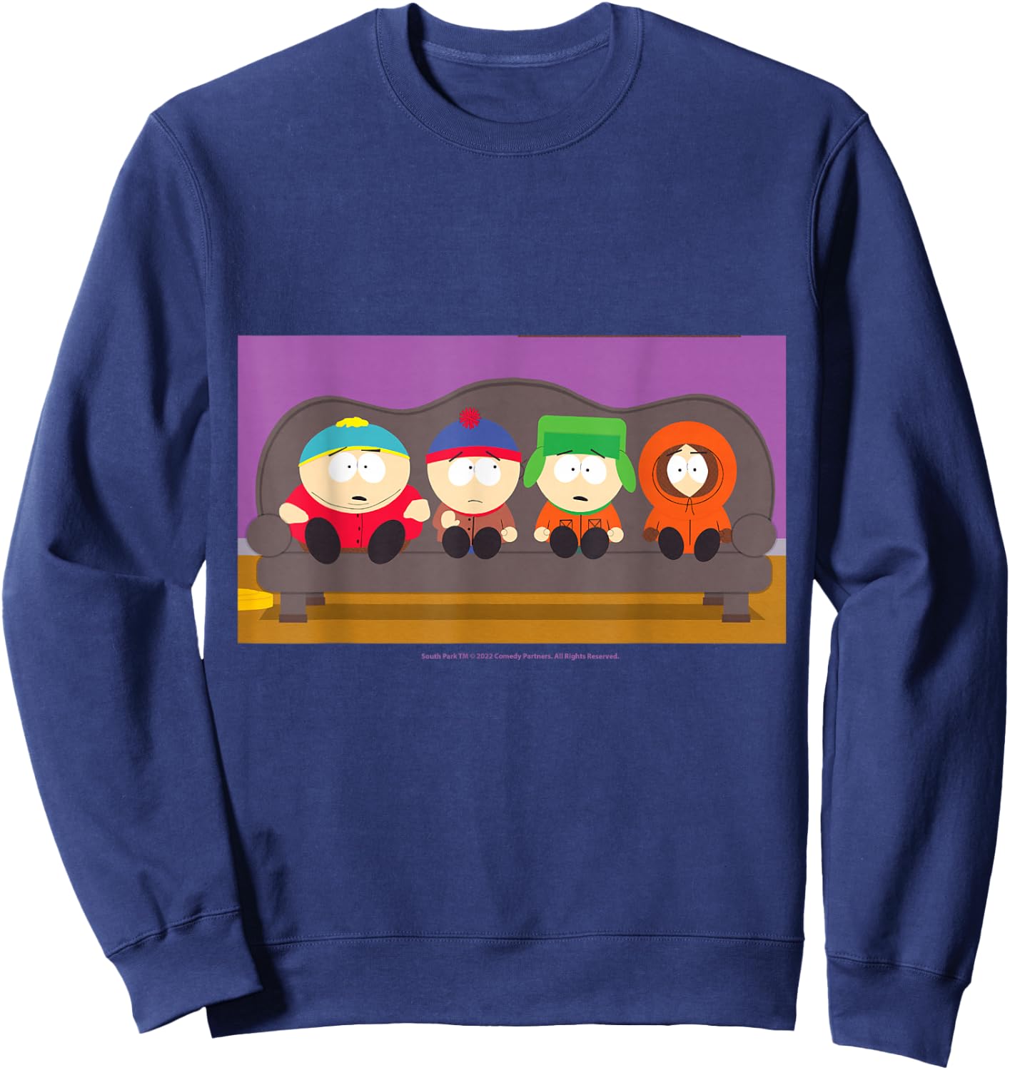 South Park Gang On A Couch Sweatshirt - Sweatshirt | Navy