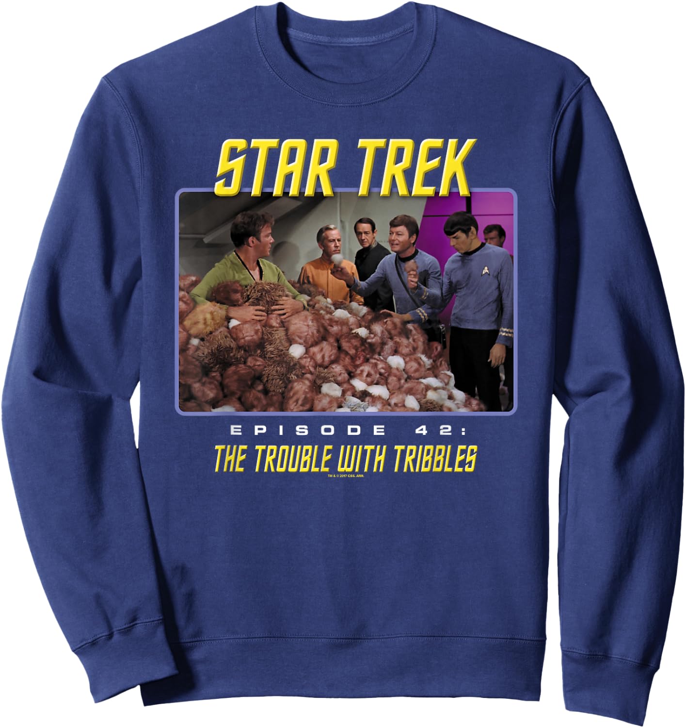 Star Trek The Trouble With Tribbles Sweatshirt - Sweatshirt | Navy