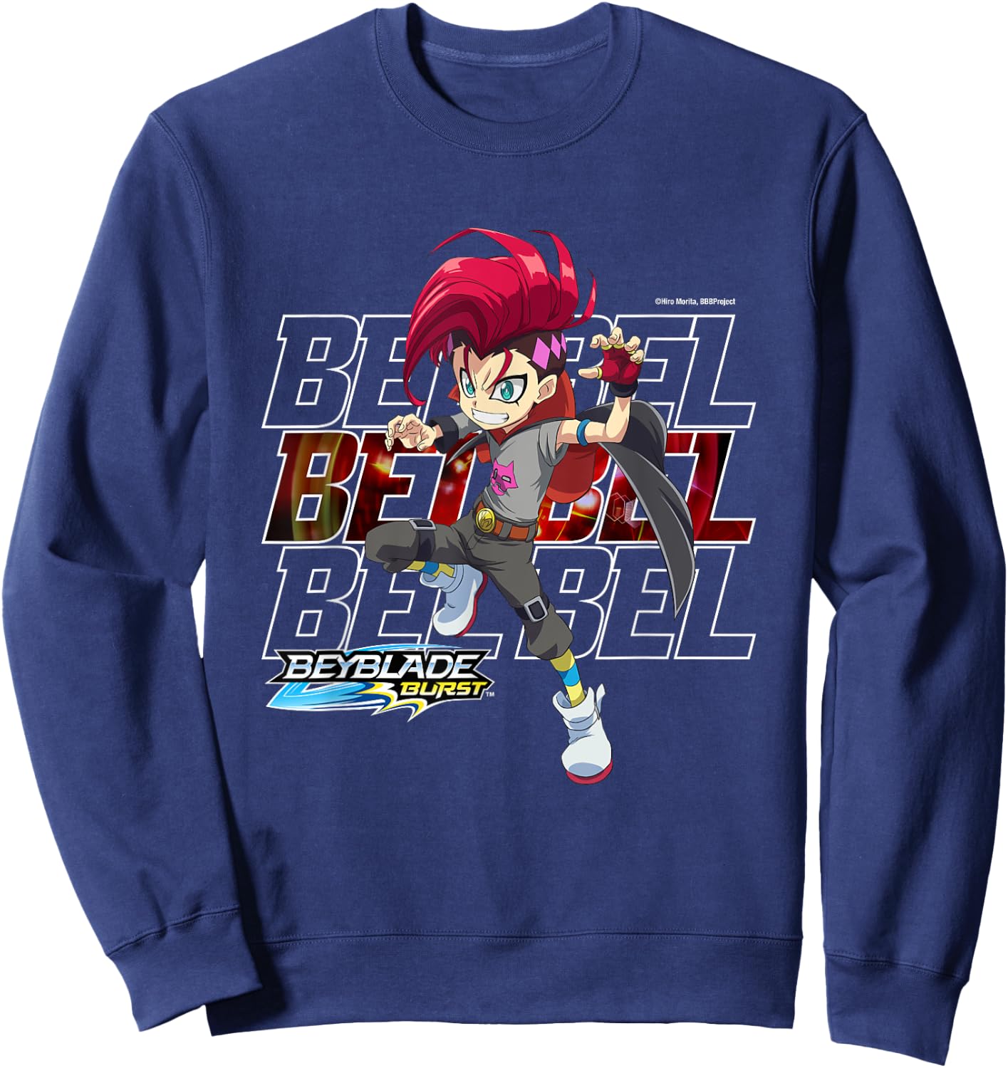 Beyblade Burst Quaddrive Bel Sweatshirt - Sweatshirt | Navy