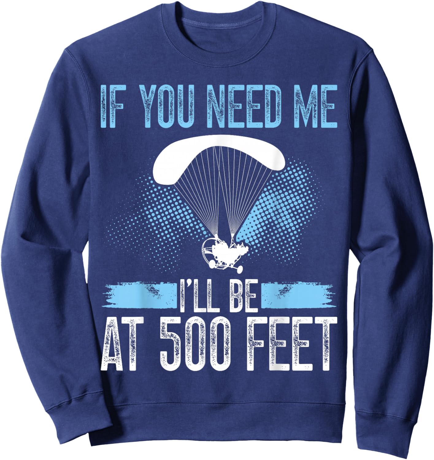 Paramotor Pilot Equipment Paragliding Kit Paramotoring Sweatshirt - Sweatshirt | Navy
