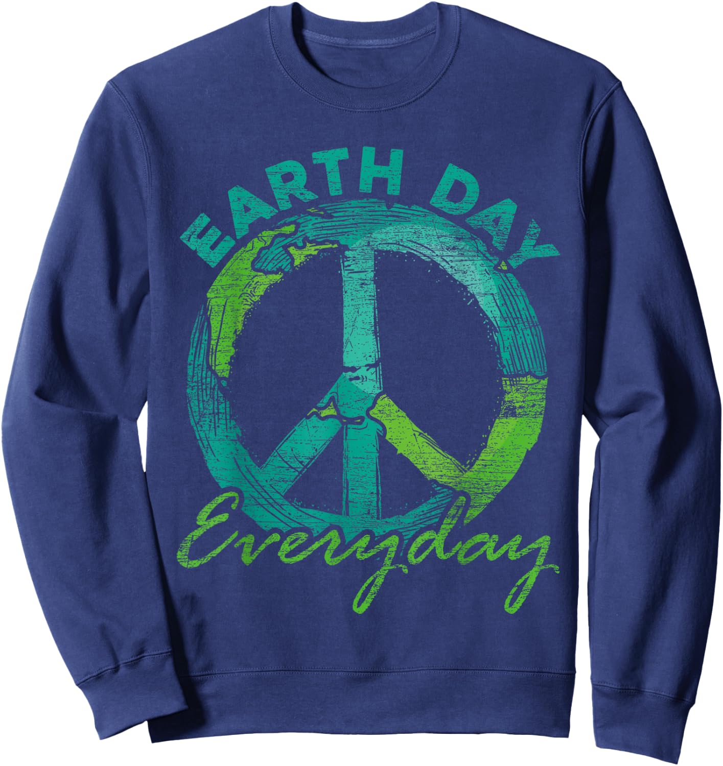 Piece Everyday Earth Day Sweatshirt - Sweatshirt | Navy