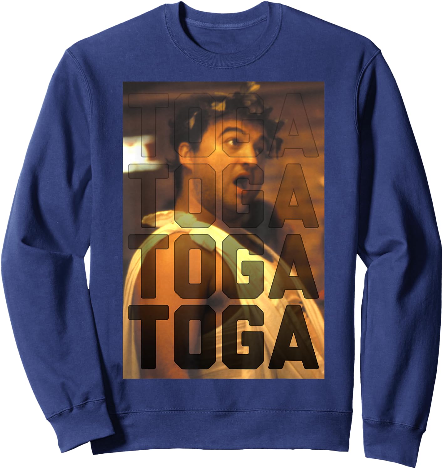 Animal House Bluto Blutarsky Toga Toga Toga Sweatshirt - Sweatshirt | Navy