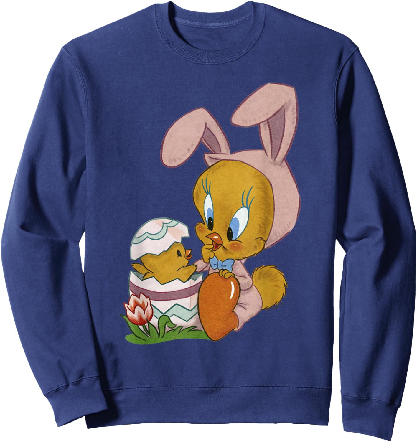 Looney Tunes Easter Bunny Tweety Bird Sweatshirt - Sweatshirt | Navy