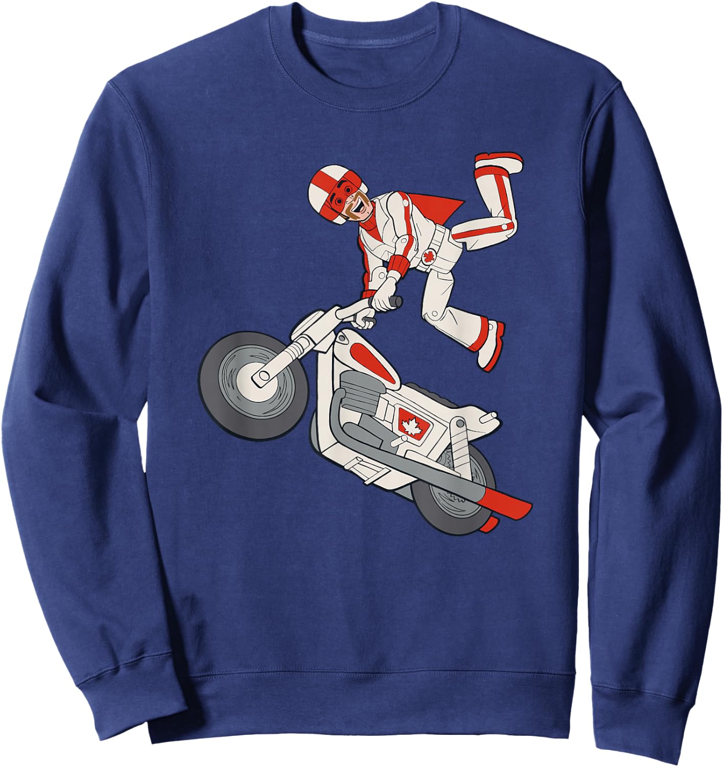 Disney Pixar Toy Story 4 Duke Caboom Stunt Jump Sweatshirt - Sweatshirt | Navy