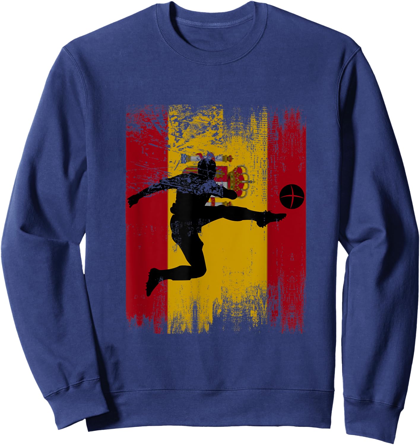 Spain Soccer Spanish Football España español futbol team Sweatshirt - Sweatshirt | Navy