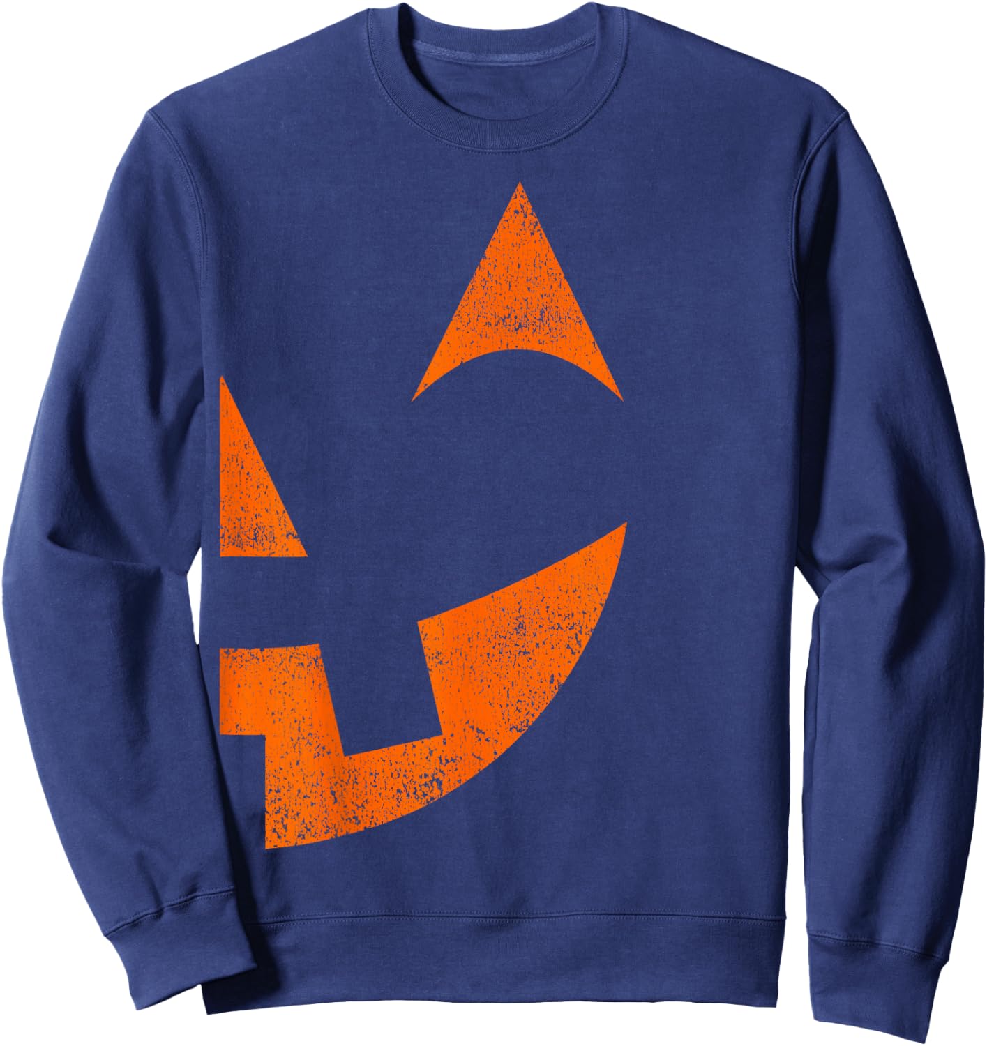 Jack O Lantern , Halloween Couples Outfits Sweatshirt - Sweatshirt | Navy