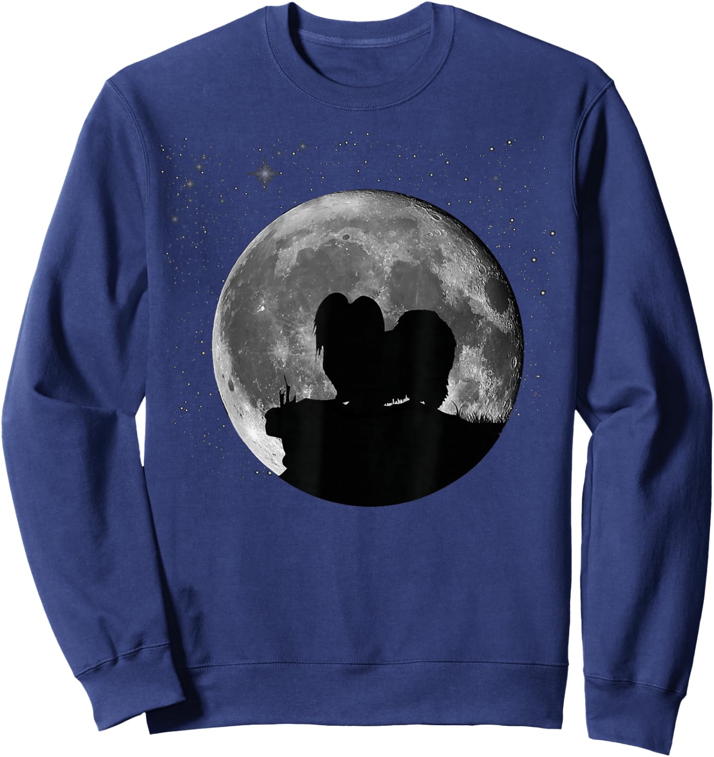 Mi-Ki Dog Moon Sweatshirt - Sweatshirt | Navy