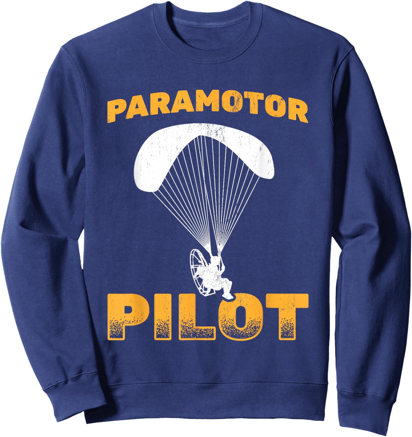Paramotor Pilot Paraglidign Powered Paraglider Sweatshirt - Sweatshirt | Navy