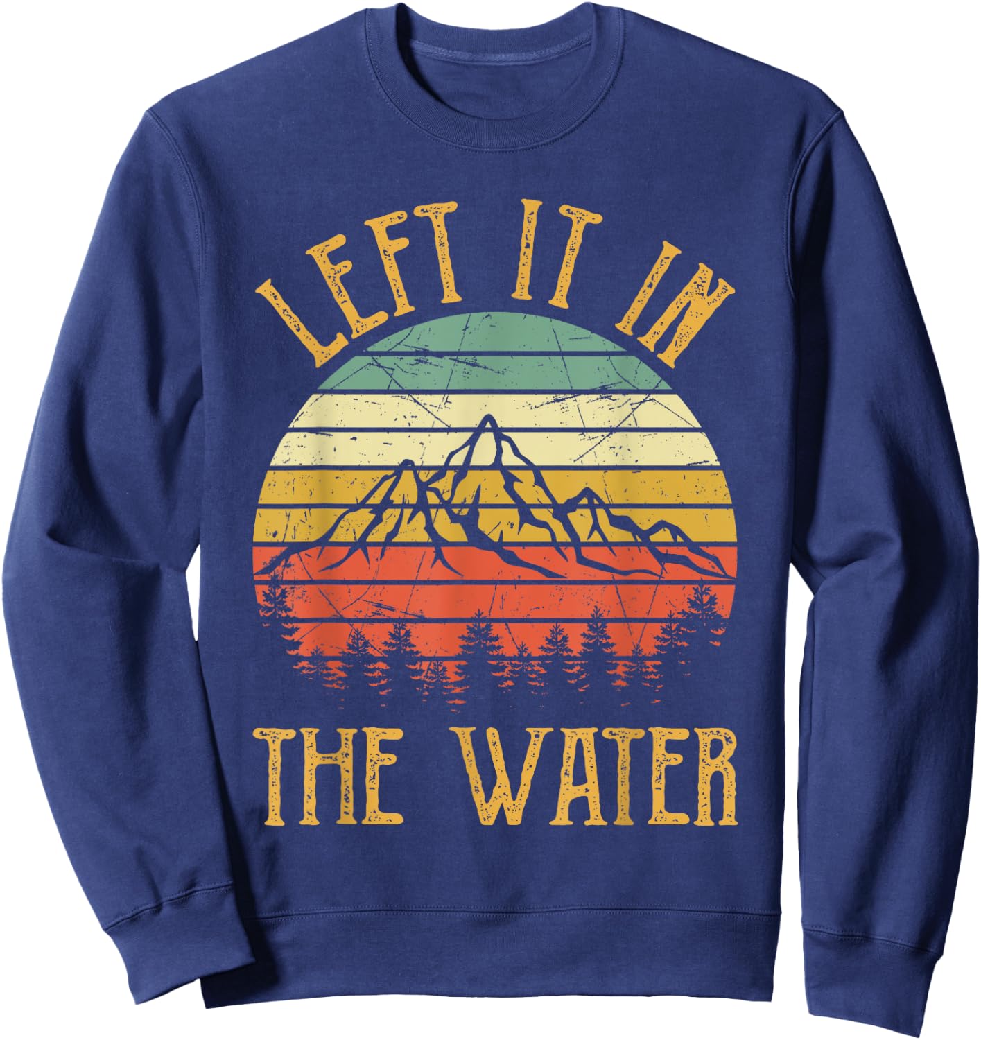 Left It In The Water Baptism Gift Kids Christian Sweatshirt - Sweatshirt | Navy