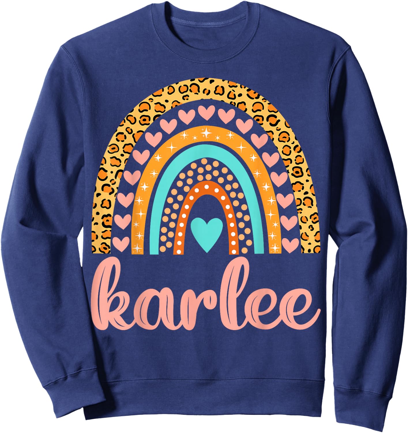 Karlee Karlee Name Birthday Shirt Gift Sweatshirt - Sweatshirt | Navy