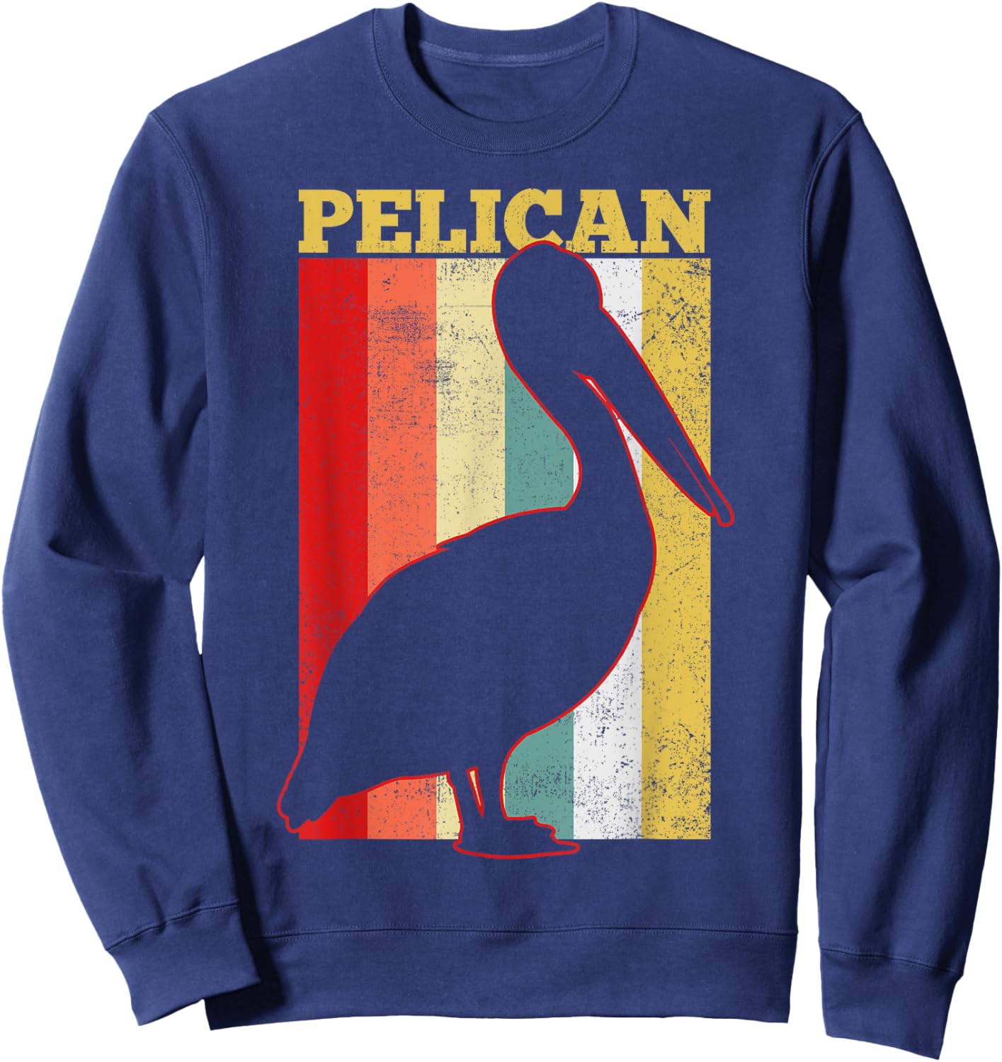 Pelican Bird Vintage Gift Sweatshirt - Sweatshirt | Navy