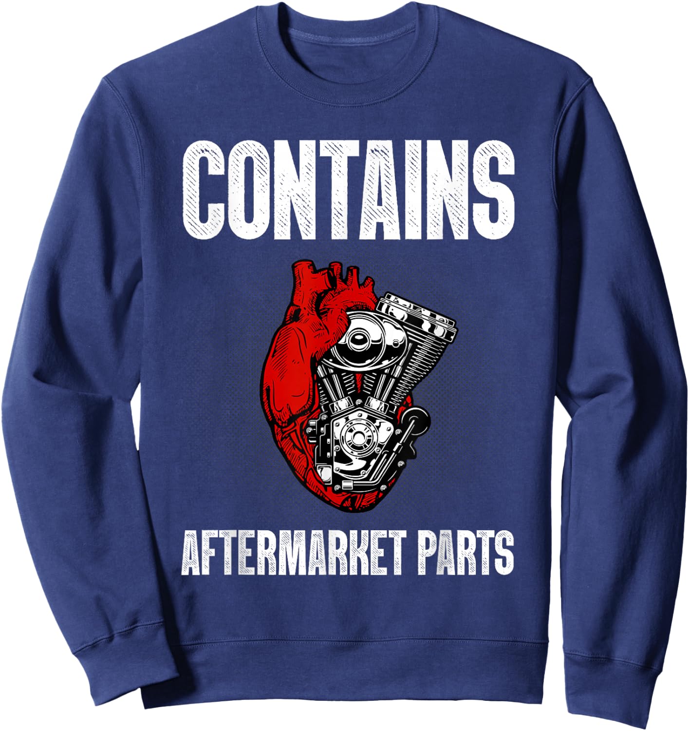 Cool Heart Surgery Art Men Women Recovery Pacemaker Survivor Sweatshirt - Sweatshirt | Navy