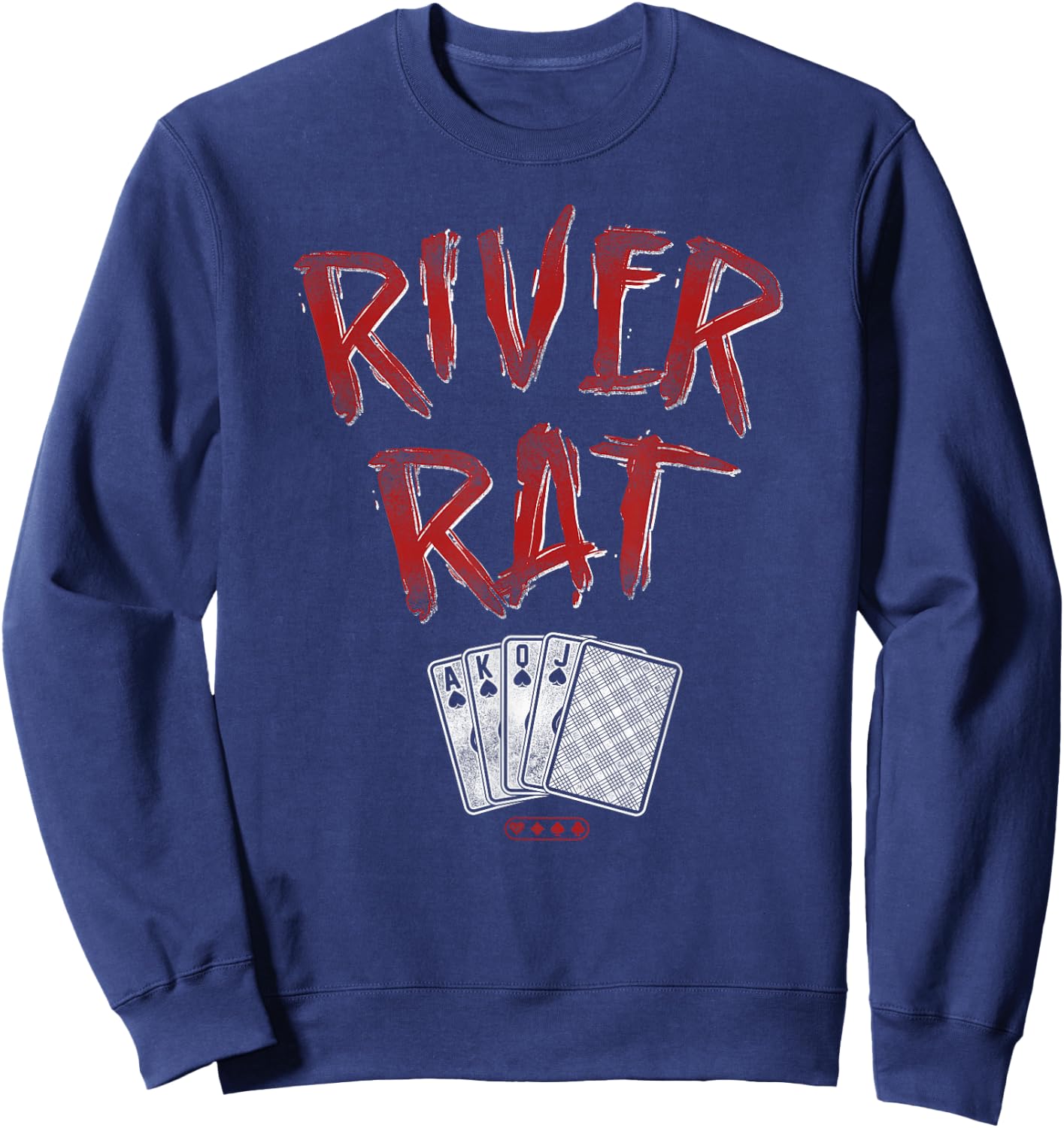 Poker Vintage River Rat Sweatshirt - Sweatshirt | Navy