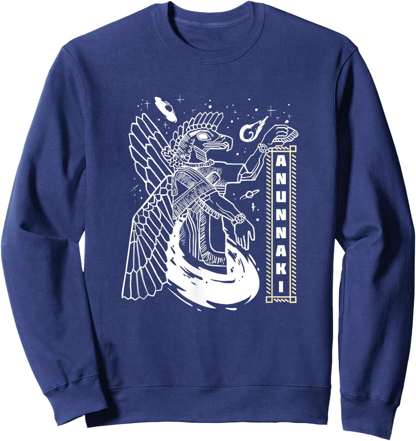 Anunnaki Sumerian Gift Pre-Astronautics Sweatshirt - Sweatshirt | Navy