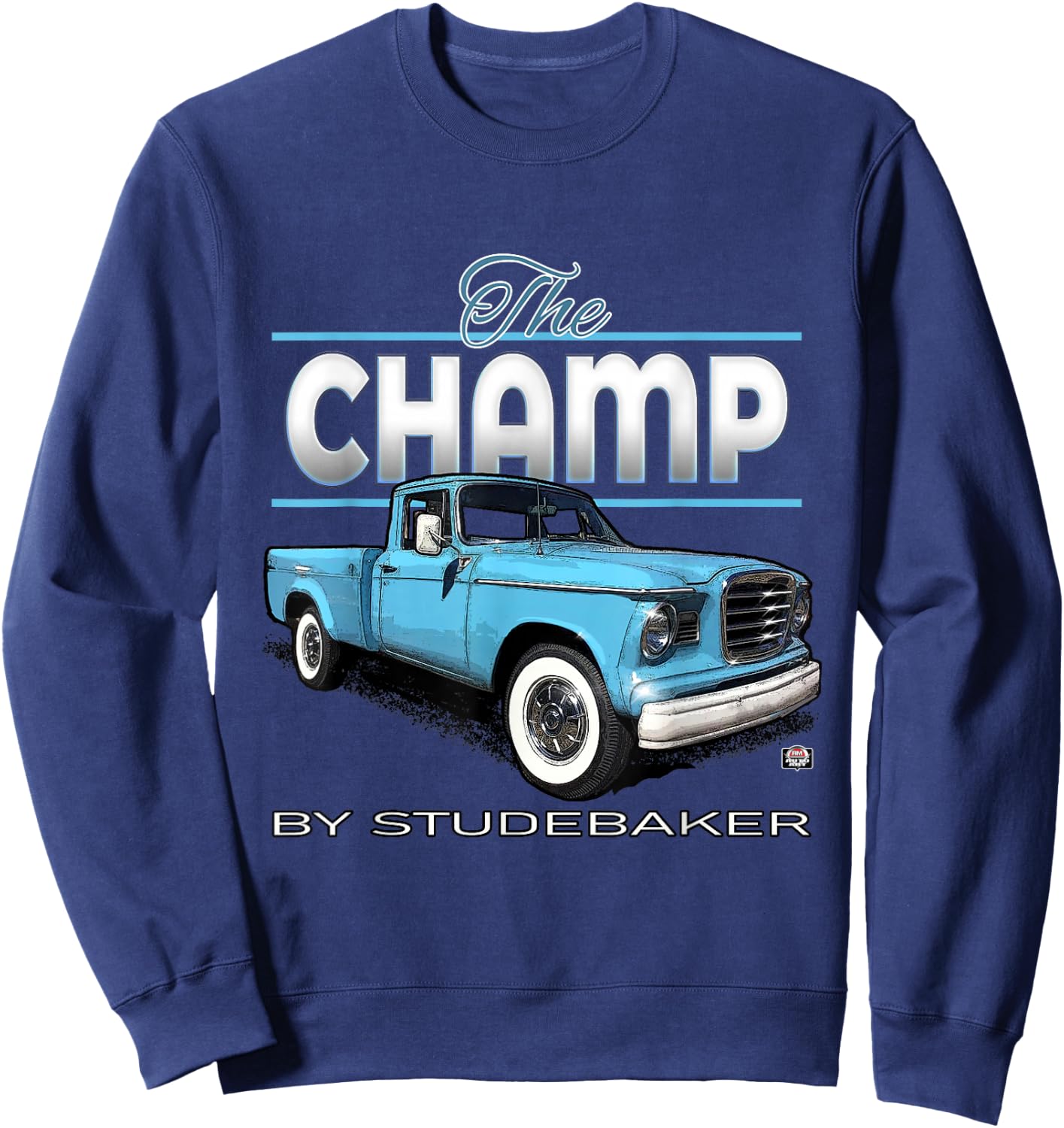 Studebaker Champ classic pick up truck Sweatshirt - Sweatshirt | Navy