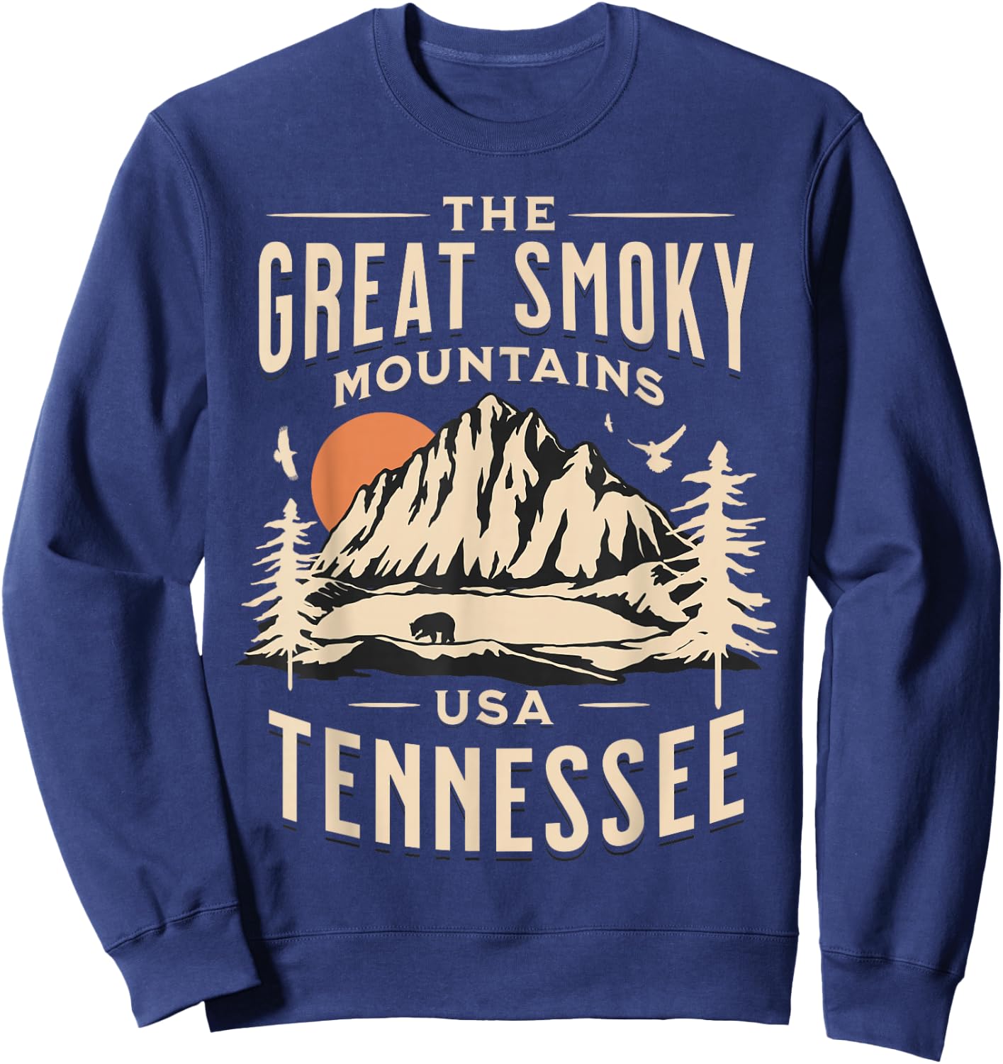 Smoky Mountains National Park Sweatshirt - Sweatshirt | Navy