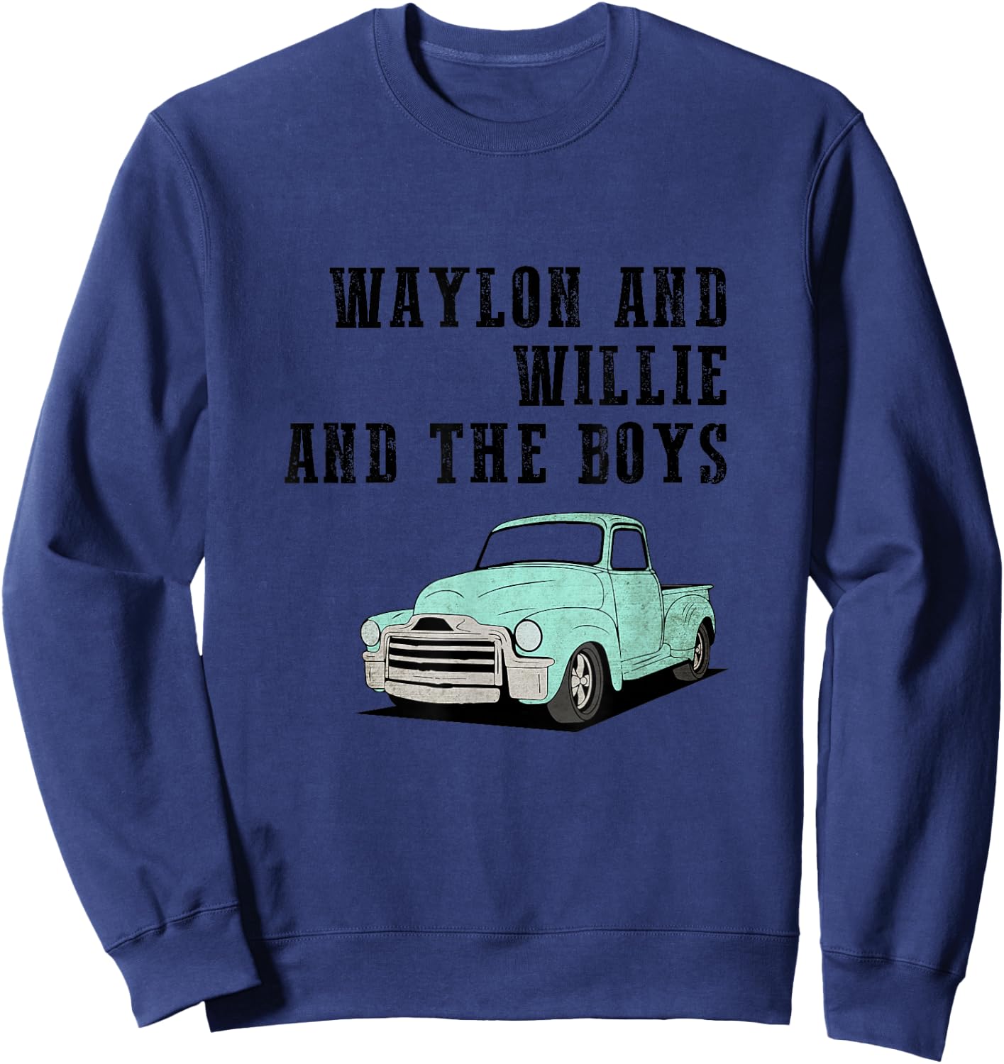Waylon and Willie and The Boys Sweatshirt - Sweatshirt | Navy
