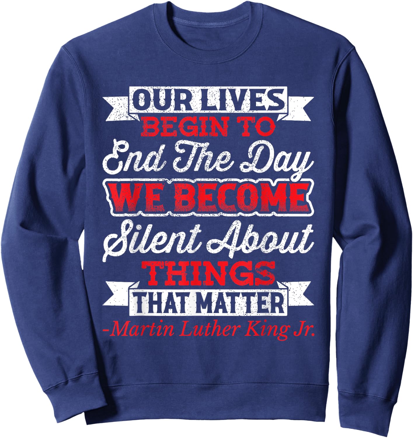 Martin Luther King, Jr. Sweatshirt - Sweatshirt | Navy
