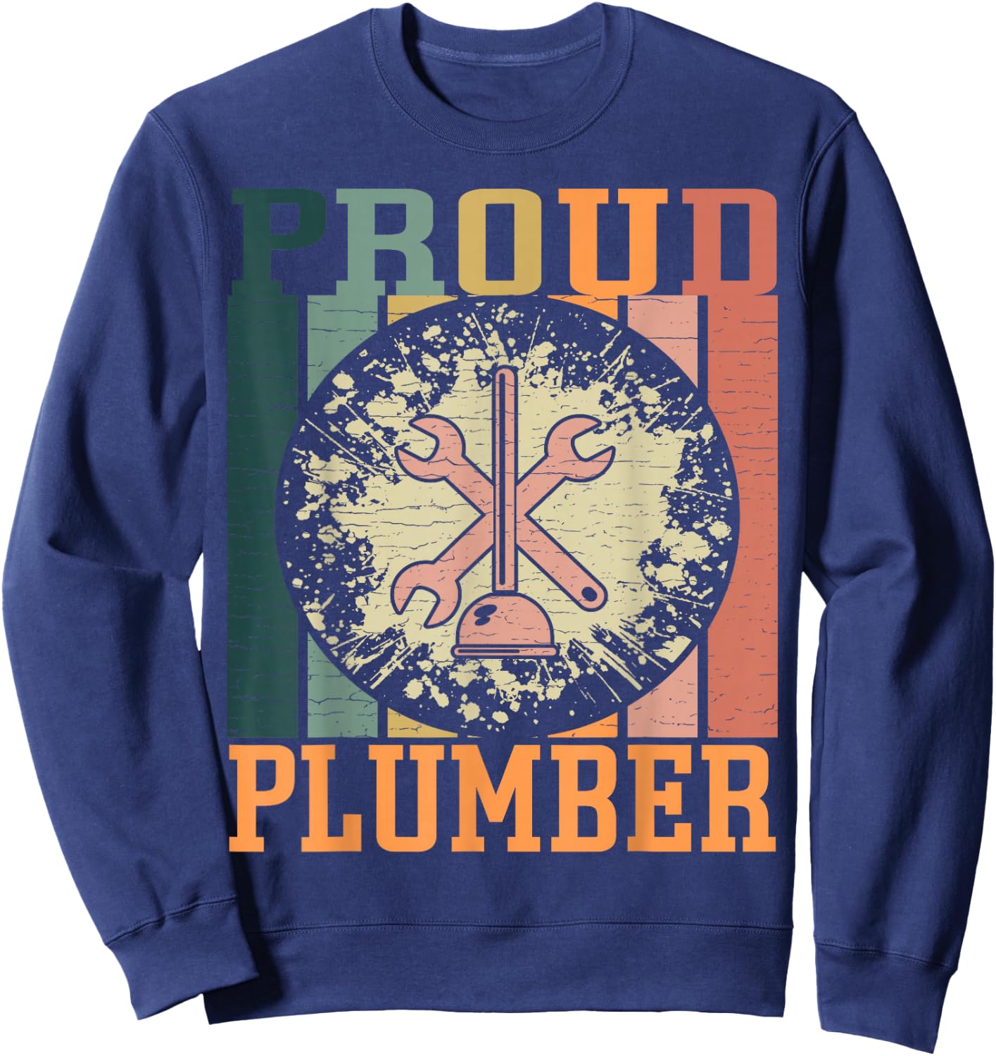 Proud Plumber Sweatshirt - Sweatshirt | Navy