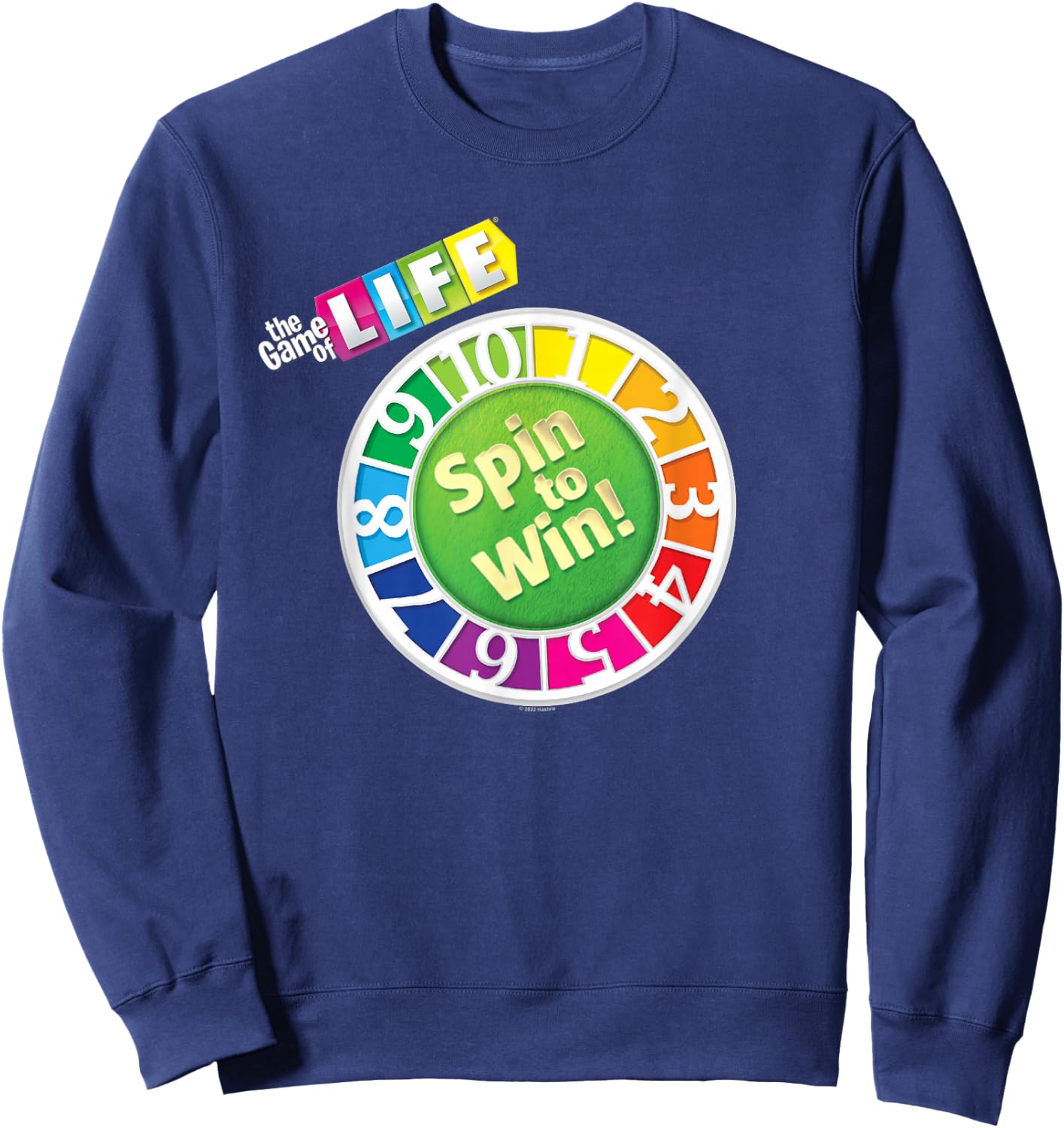 The Game of Life Spin to Win Sweatshirt - Sweatshirt | Navy