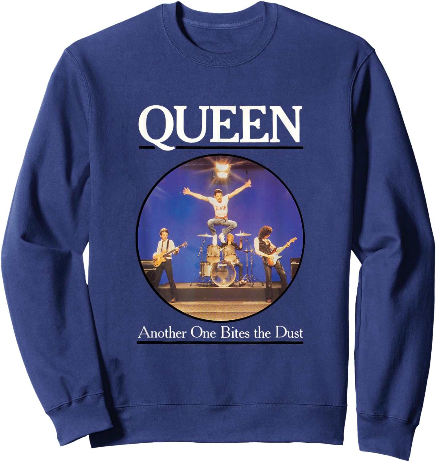 Queen Another one Bites The Dust Sweatshirt - Sweatshirt | Navy