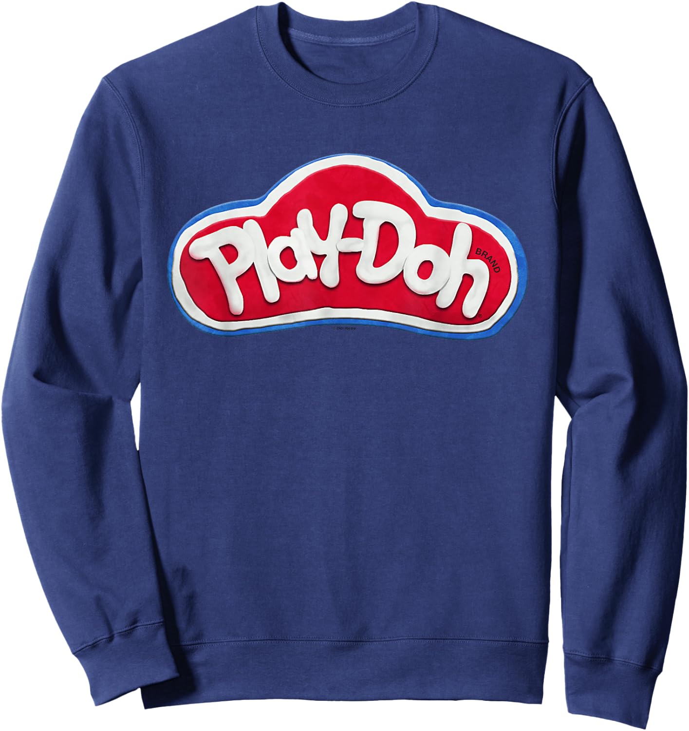 Play-Doh Logo Made with Play-doh Sweatshirt - Sweatshirt | Navy