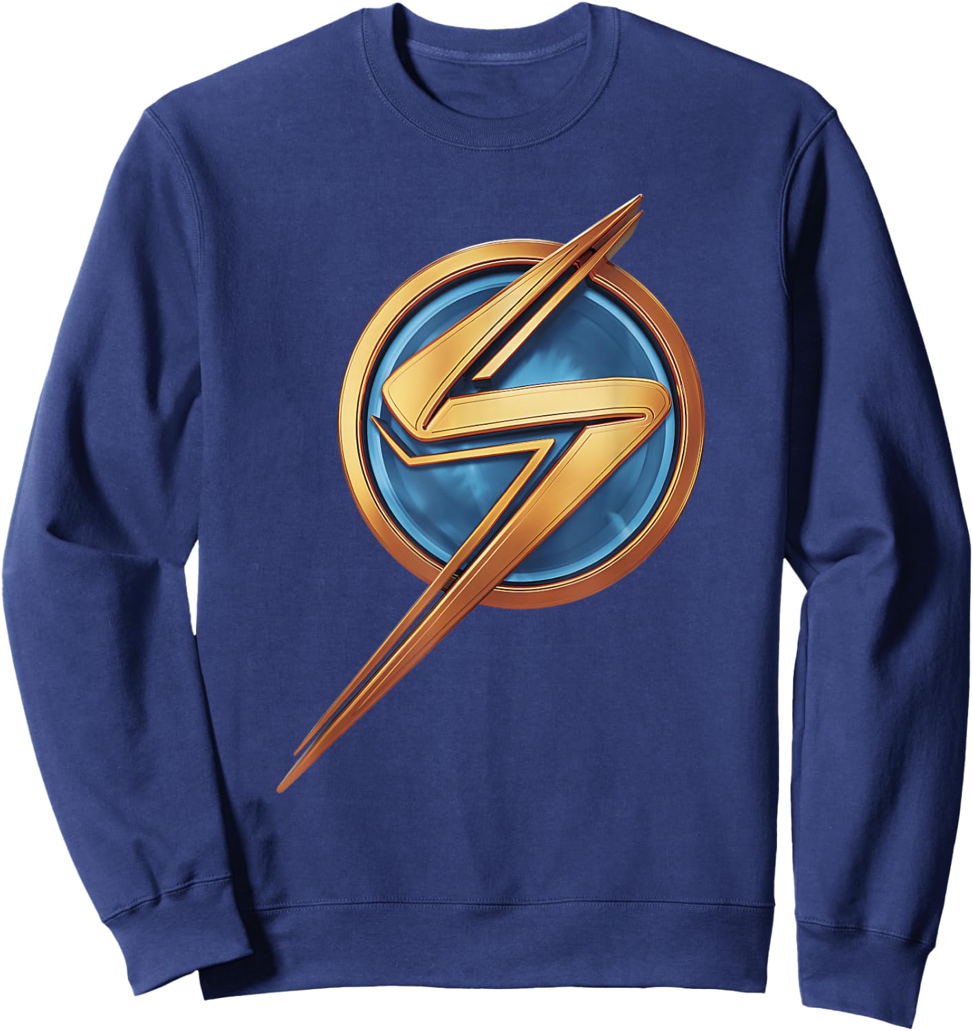 Marvel Ms. Marvel Logo Sweatshirt - Sweatshirt | Navy