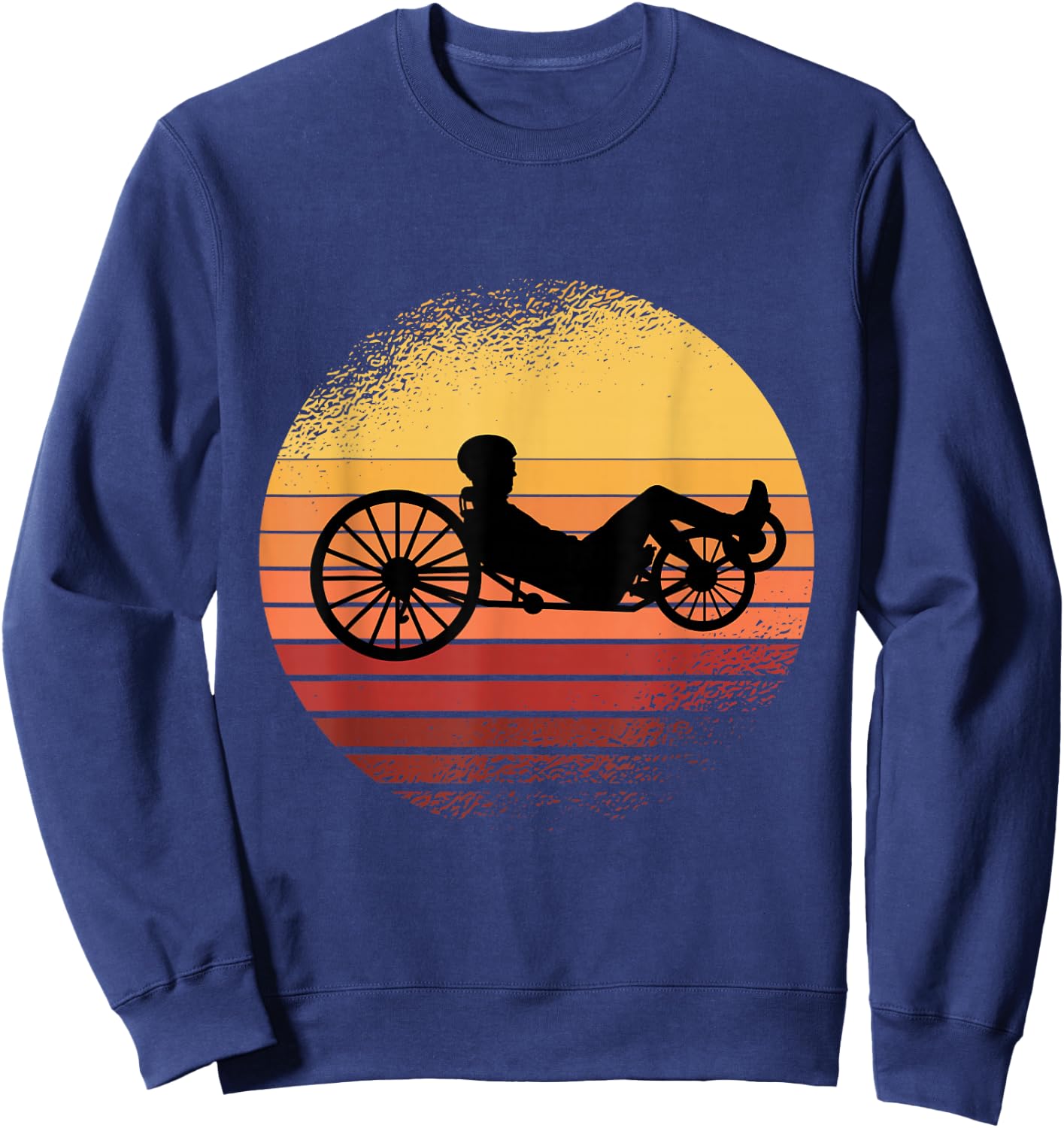 Cool Bike Sport for Recumbent Bikers Sweatshirt - Sweatshirt | Navy