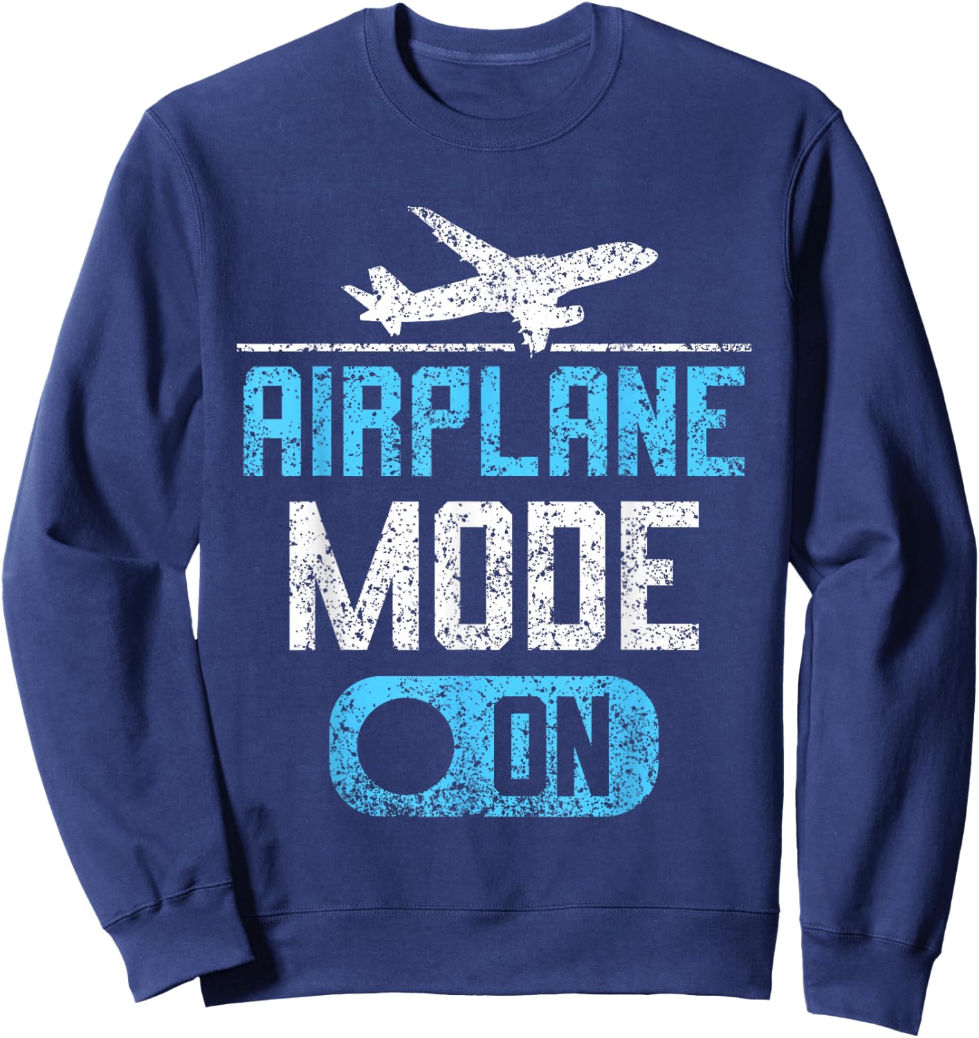 Aircraft Mode One Plane Guide Aviator Aeroplane Pilot Sweatshirt - Sweatshirt | Navy