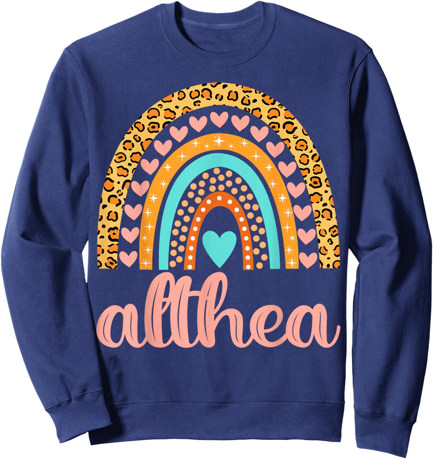 Althea Althea Name Birthday Shirt Gift Sweatshirt - Sweatshirt | Navy