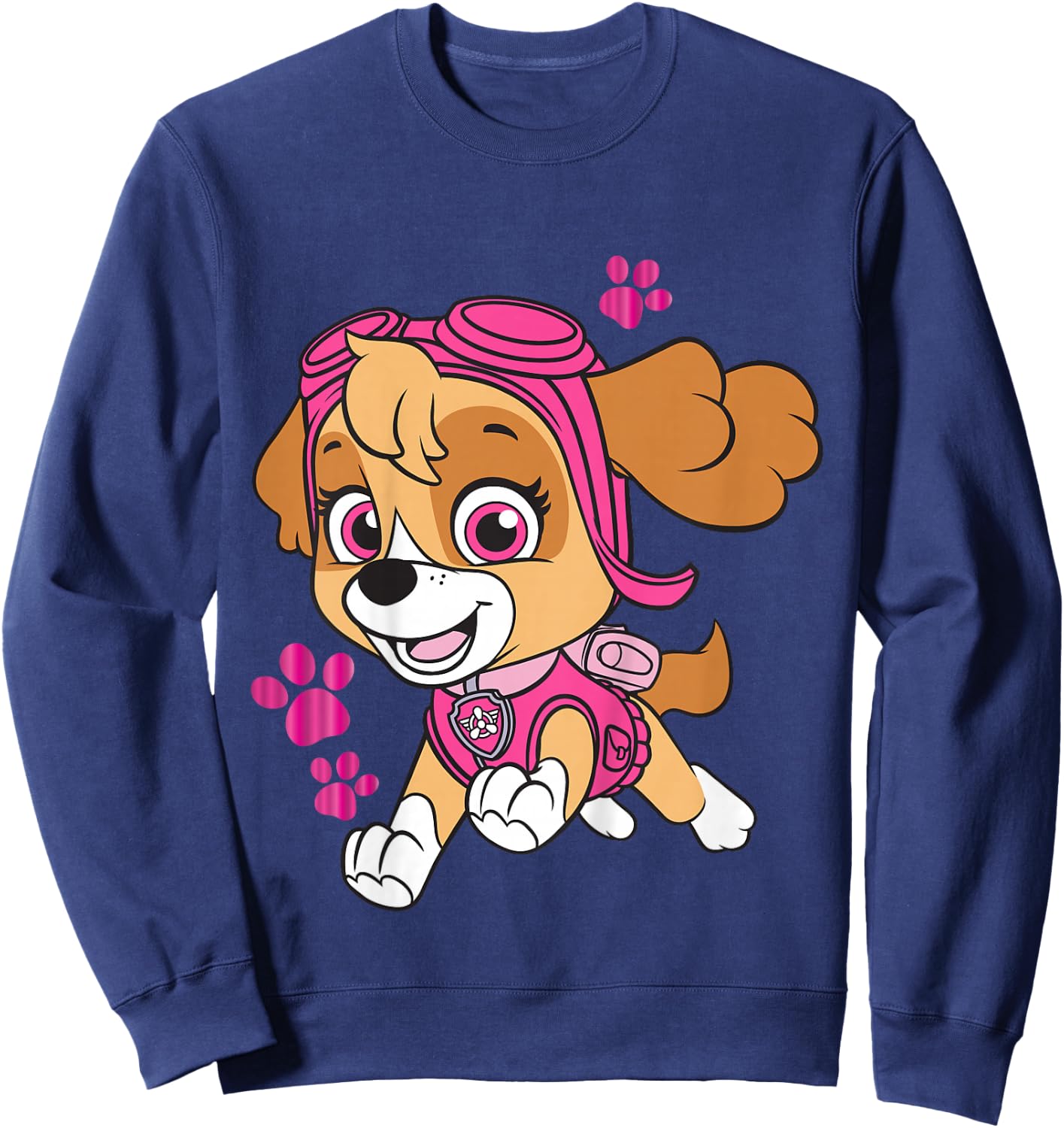 Kids PAW Patrol Skye Leaping Girl's Sweatshirt - Sweatshirt | Navy