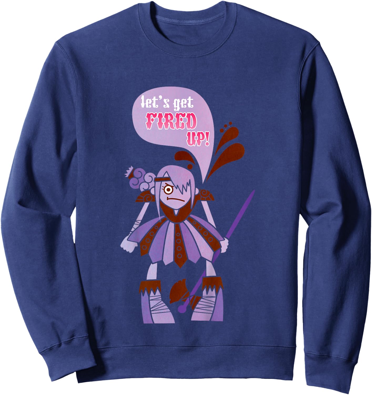 Kids DreamWorks' Dragons: Fired Up! Purple Astrid Sweatshirt - Sweatshirt | Navy