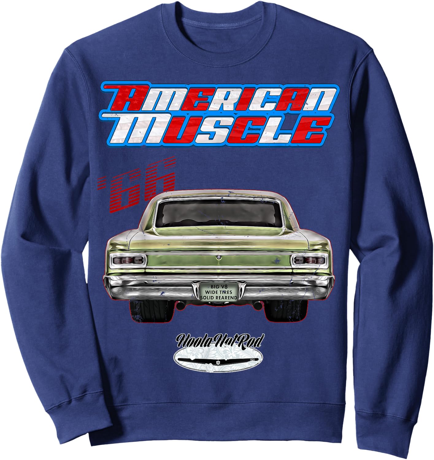 1966 Chevelle,Muscle Car,SS454,SS427,SS396,Hotrod,drag race Sweatshirt - Sweatshirt | Navy