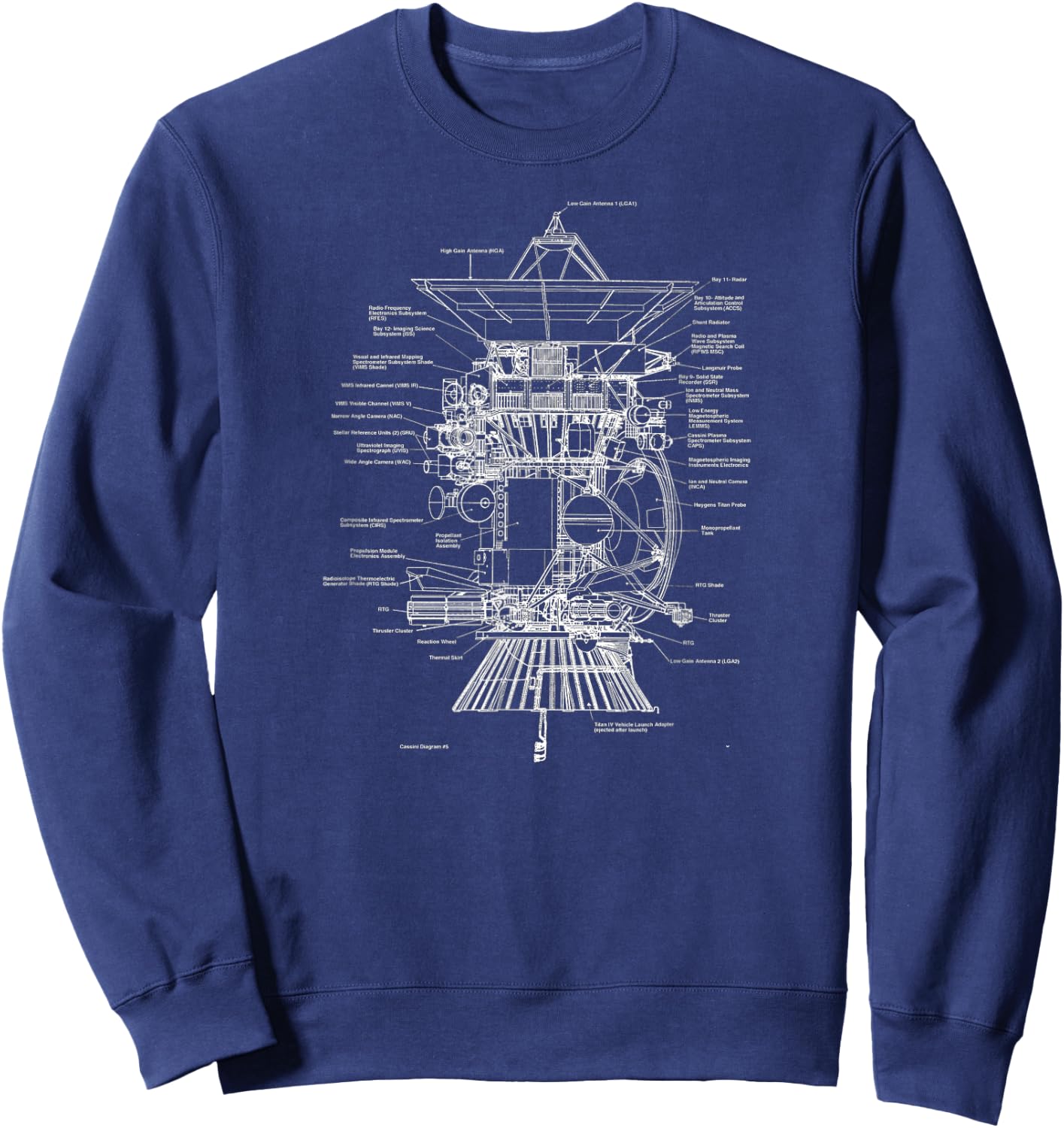 Cassini Diagram #5 Sweatshirt - Sweatshirt | Navy